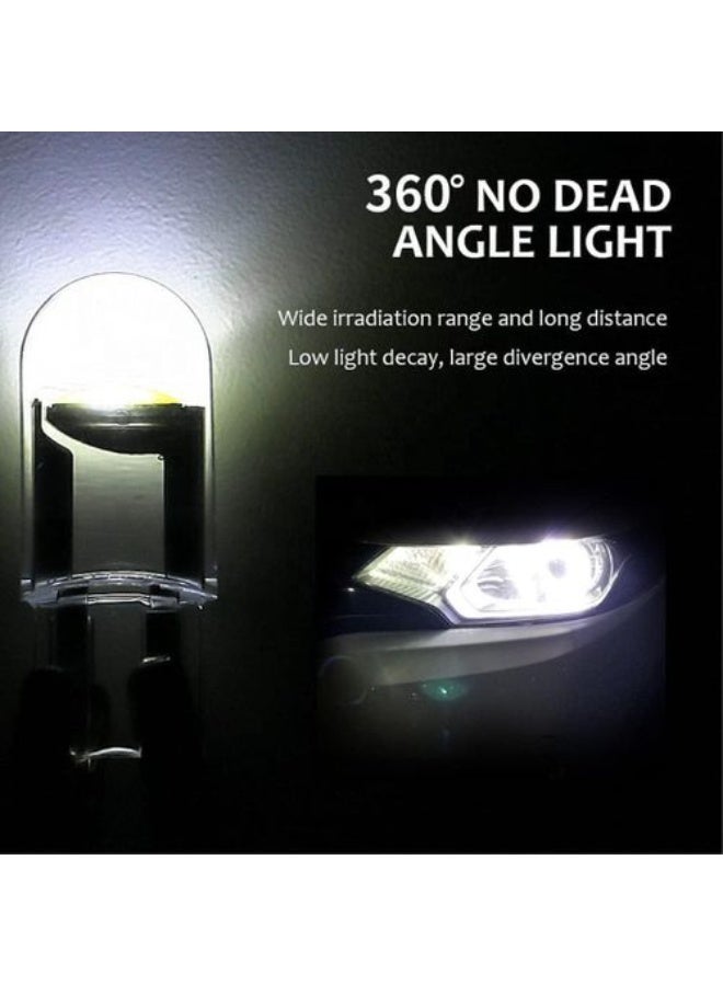 5W LED Parking Light, 2 PCs, Universal Glass Enclosed, Super Bright, for Car, Bike, Motorcycle (White) - Image 3